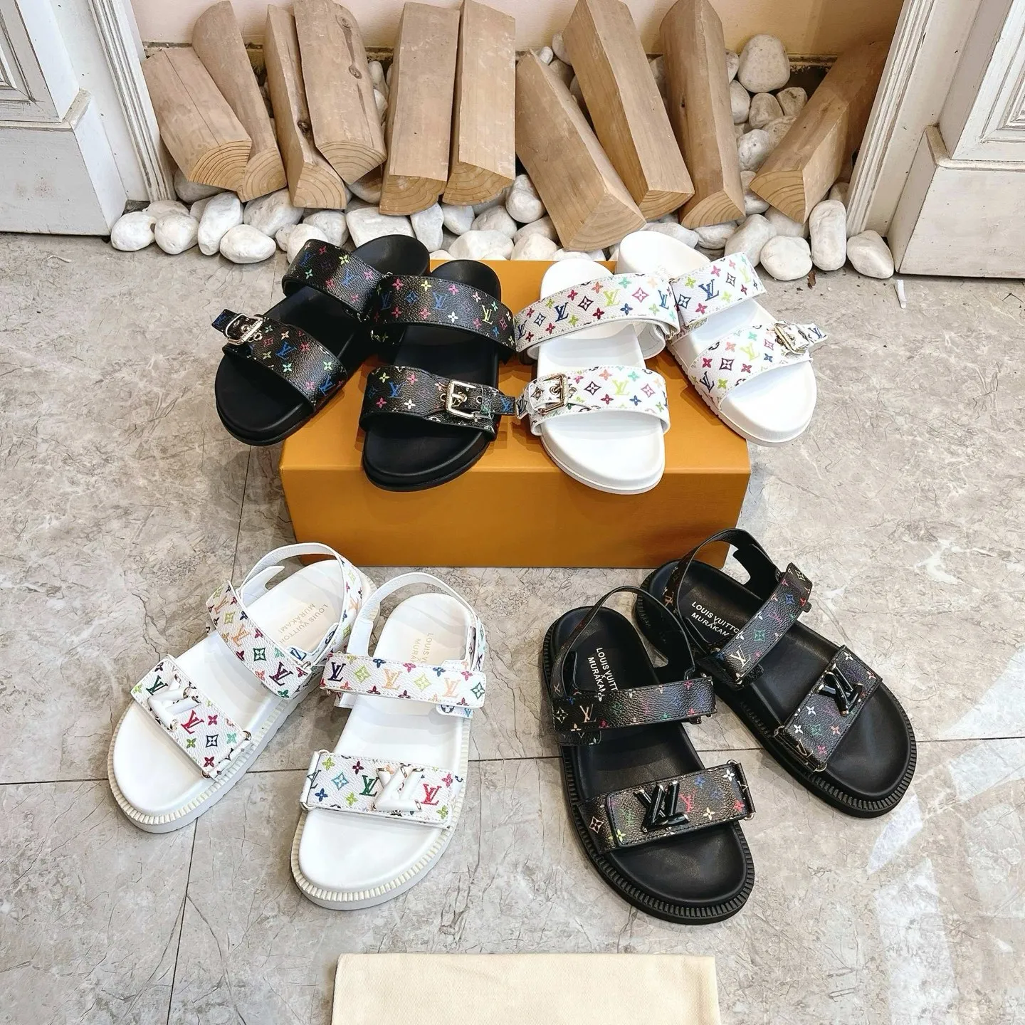 👟👟Ex-factory price 420👟👟 Lv summer boat trailer series, 35-45 with full package